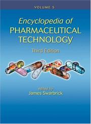 Cover of: Encyclopedia of Pharmaceutical Technology by James Swarbrick, James Swarbrick