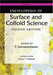 Cover of: Encyclopedia of Surface and Colloid Science, Second Edition (Volume 7)