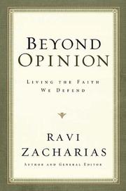 Cover of: Beyond Opinion by Ravi K. Zacharias