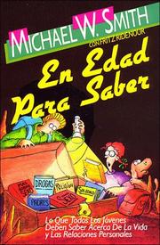 Cover of: En Edad Para Saber: Spanish edition of "Old Enough to Know"
