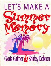 Cover of: Let's Make a Summer Memory
