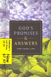 Cover of: God's Promises & Answers