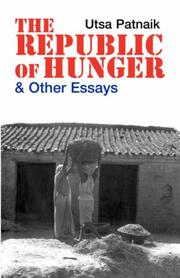 Cover of: The Republic of Hunger by Utsa Patnaik