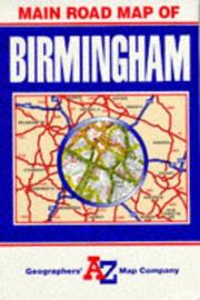 Cover of: AZ Main Road Map of Birmingham and the Midlands Area | Geographers A-Z Map Company