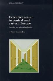 Cover of: Executive Search in Central & Eastern Europe