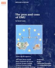 Cover of: The Pros and Cons of Emu by David A. Currie