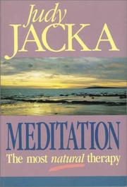 Cover of: Meditation: The Most Natural Therapy