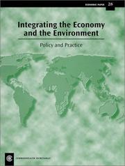 Cover of: Integrating the Economy and the Environment (Economic Paper Series) | Commonwealth Secretariat.
