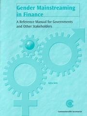 Cover of: Gender Mainstreaming in Finance: A Reference Manual for Governments and Other Stakeholders (Gender Management System Series)