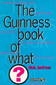 Cover of: The Guinness Book of What? (Guinness)