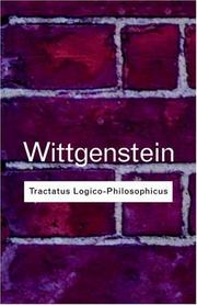 Cover of: Tractatus Logico Philosophicus (Routledge Classics) | Ludwig Wittgenstein