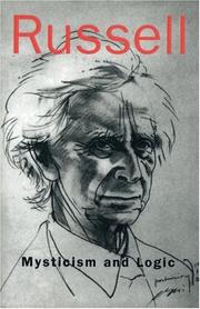 Cover of: Mysticism & Logic by Bertrand Russell
