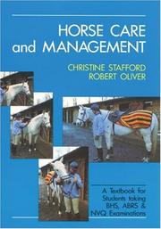 Cover of: Horse Care and Management
