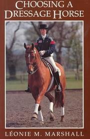 Cover of: Choosing a Dressage Horse (Dressage)