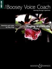 Cover of: The Boosey Voice Coach: Singing in English - Medium/Low Voice: Learning Through Repertoire