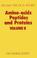 Cover of: Amino Acids, Peptides and Proteins (Specialist Periodical Reports)