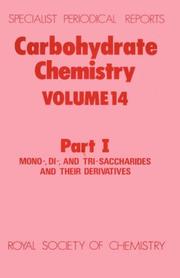 Cover of: Carbohydrate Chemistry by N. R. Williams, N. R. Williams