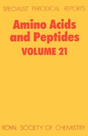 Cover of: Amino Acids and Peptides by J. H. Jones