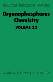 Cover of: Organophosphorus Chemistry (Specialist Periodical Reports)