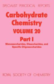 Cover of: Carbohydrate Chemistry, Vol. 20