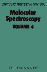 Cover of: Molecular Spectroscopy (Specialist Periodical Reports) | D. A. Long