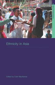 Cover of: Ethnicity in Asia by Colin Mackerras