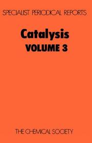 Cover of: Catalysis by Royal Society Of Chemistry, Royal Society Of Chemistry