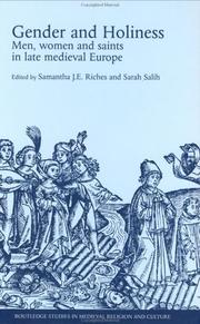 Cover of: Gender and Holiness by S. Riches