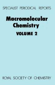 Cover of: MacRomolecular Chemistry by A. D. Jenkins