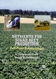 Cover of: Nutrients for Sugar Beet Production: Soil-Plant Relationships (Cabi Publishing)