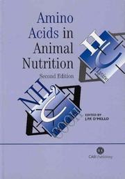 Cover of: Amino Acids in Animal Nutrition