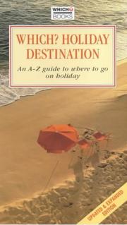 Cover of: "Which?" Holiday Destination ("Which?" Consumer Guides)