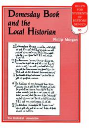 Cover of: The " Domesday Book" and the Local Historian (Helps for Students of History Series)