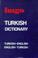 Cover of: Turkish-English, English-Turkish Dictionary (Pocket Dictionary)