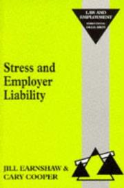 Cover of: Stress and employer liability by Cary L. Cooper, Jill Earnshaw
