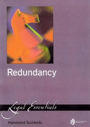 Cover of: Redundancy by Hammond Suddards
