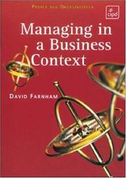 Cover of: Managing in a Business Context (People & Organisations)