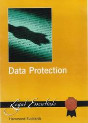 Cover of: Data Protection