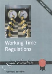 Cover of: Working Time Regulations (Legal Essentials) by Hammond Suddards