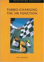 Cover of: Turbo-charging the HR Function (Developing Practice)