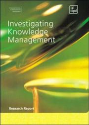 Cover of: Investigating Knowledge Management by CIPD
