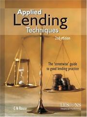 Cover of: Applied Lending Techniques