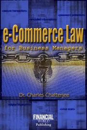 Cover of: E-commerce Law for Small Business