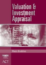 Cover of: Valuation and Investment Appraisal (Financial World/Association of Corporate Treasurers)