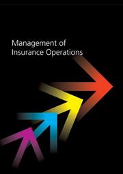 Management of insurance operations by Ian Bates, Derek Atkins