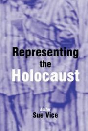 Cover of: Representing the Holocaust: In Honour of Bryan Burns