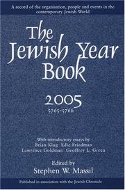 Cover of: The Jewish Year Book 2005 by Stephen W. Massil