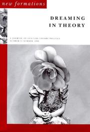 Cover of: Dreaming in Theory: Dreaming in Theory, Number 34 (Dreaming in Theory No. 34)