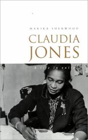 Cover of: Claudia Jones | Marika Sherwood