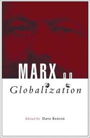 Cover of: Marx on Globalization
